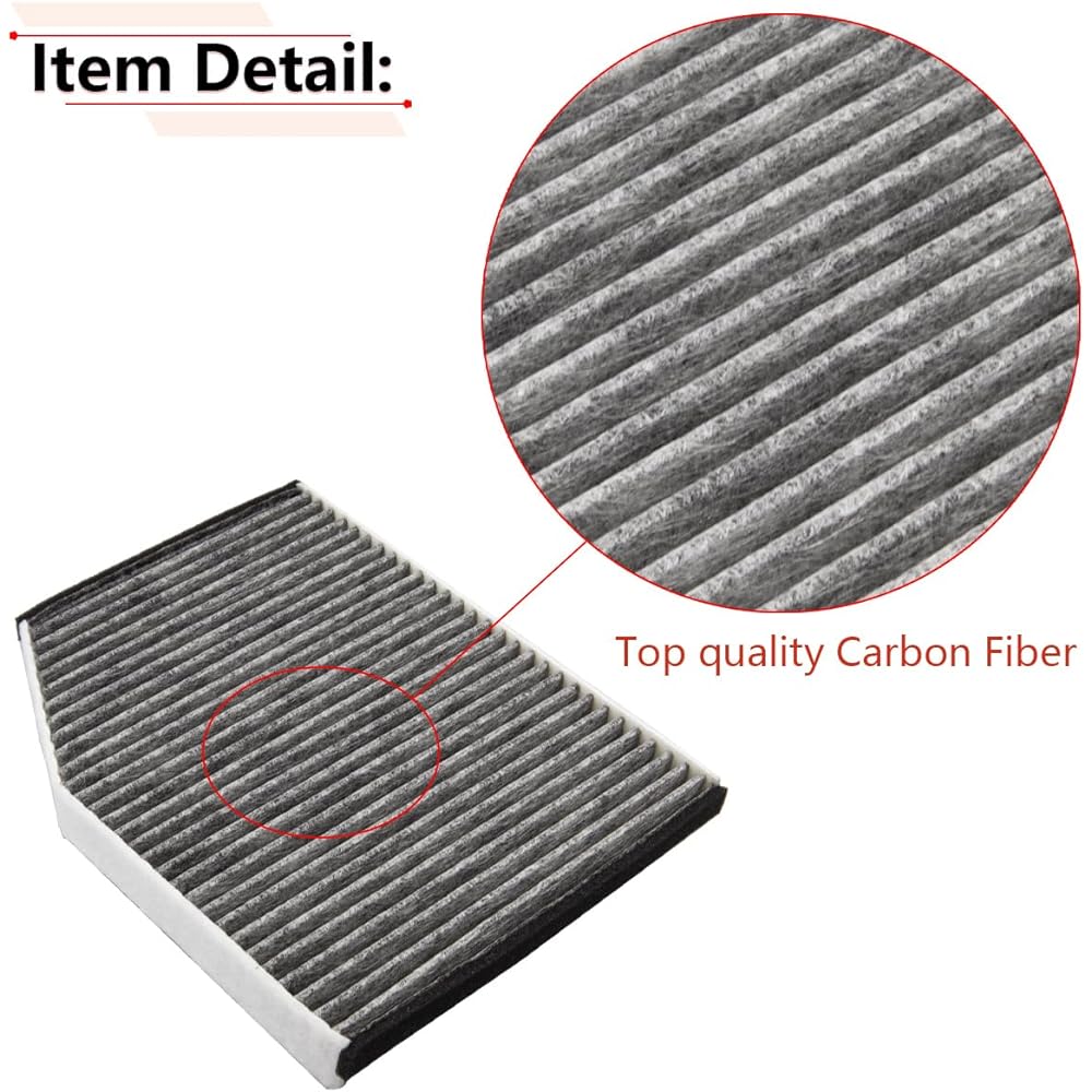 RLB-HILON Cabin Air Filter Ford Transit 150 250 350 Compatible 2015 2016 2016 2017 2019 2019 2020 2022 2023 For BK21-18D543-AA