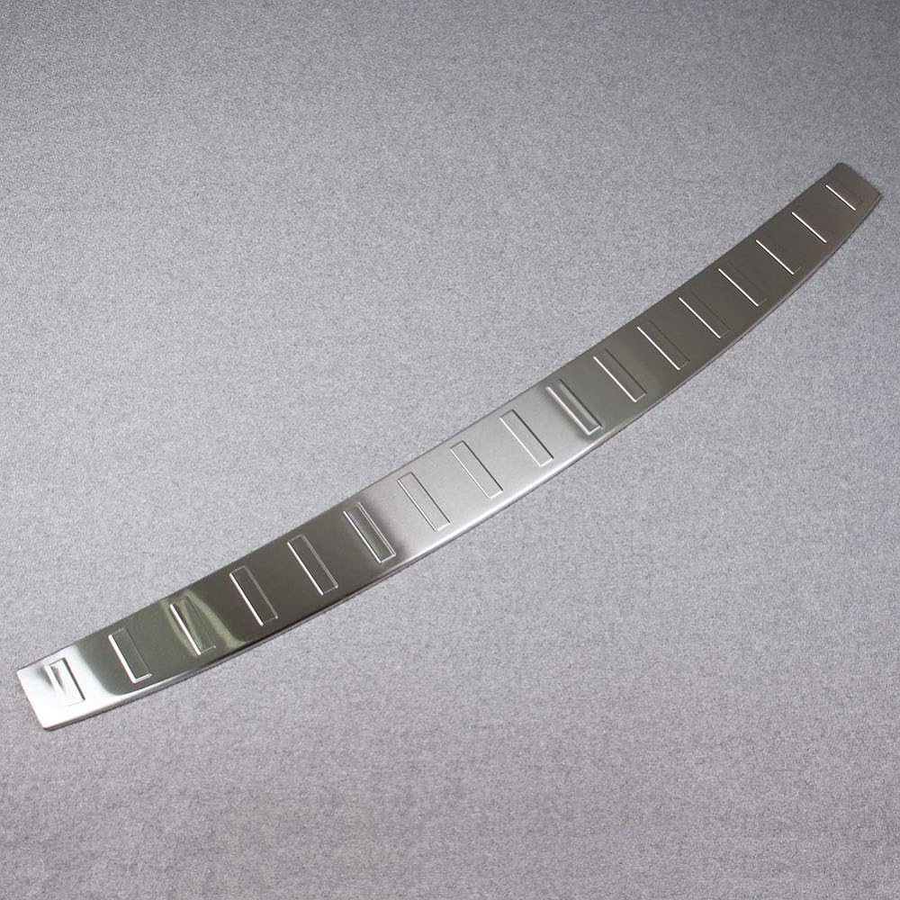 RUIQ Mitsubishi Delica D:5 Standard Grade Exclusive, Exterior Stainless Steel Rear Bumper Step Garnish Guard Scratch Prevention for MITSUBISHI DELICA D5 (Silver)