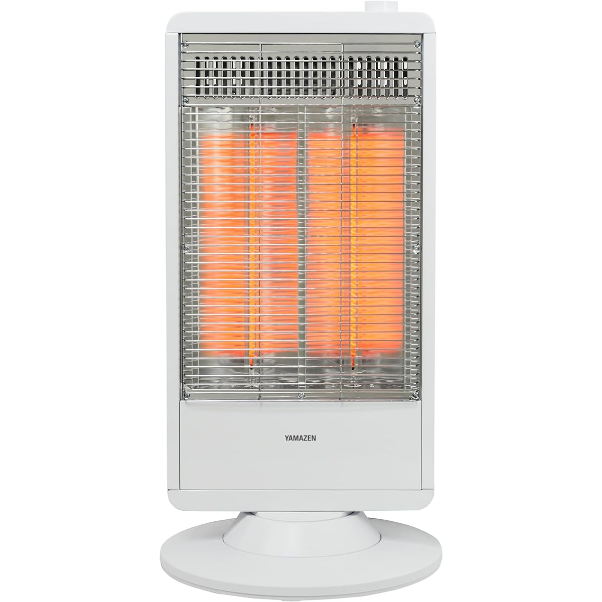 [Yamazen] Far-infrared carbon heater (900W/450W 2-step switching) with automatic swing function, white DC-S097(W)