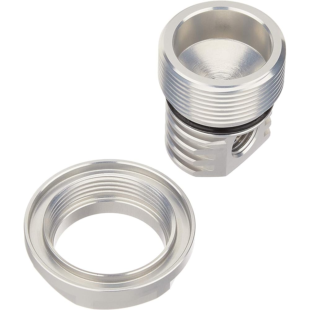 SHIFT UP Breather tappet cap M10/P1.25 with extraction banjo [Silver] 205004-03