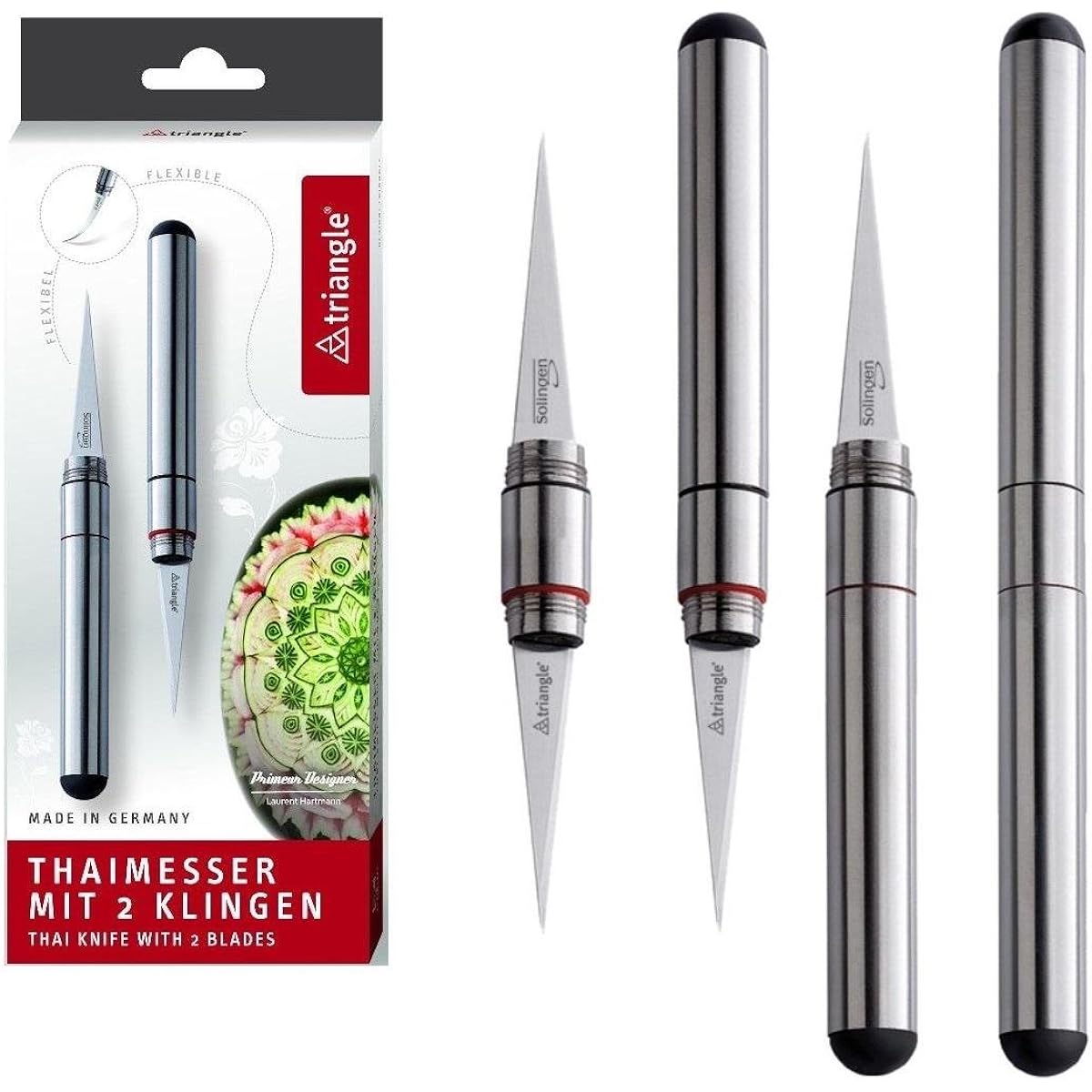 GS Home Products GS Home Products Triangle Tie Knife Stainless Steel Germany BTI9701