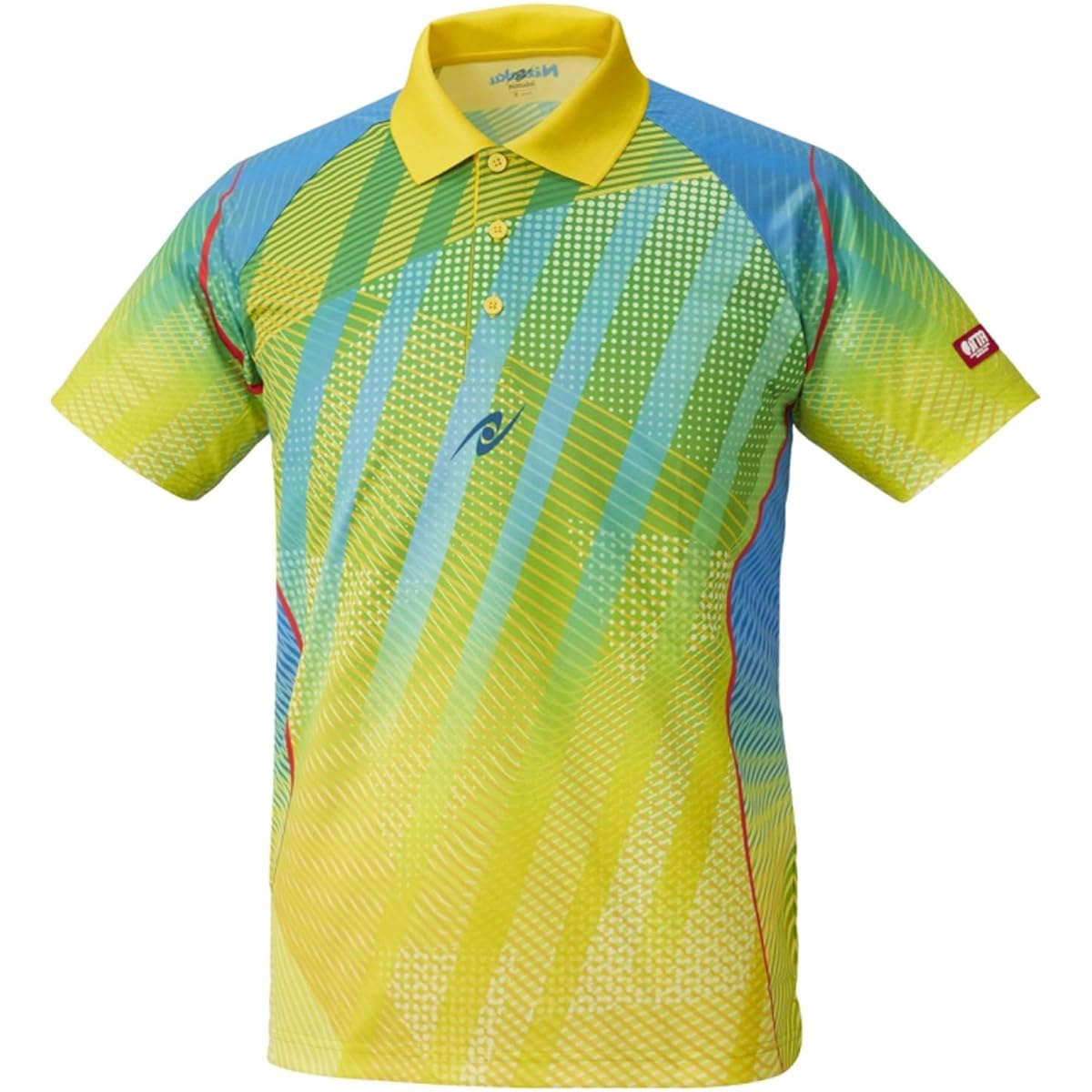 Nittaku NW2194 Table Tennis Game Shirt, Siding Shirt, Unisex, JTTA Officially Approved, Can Be Worn in Official Matches