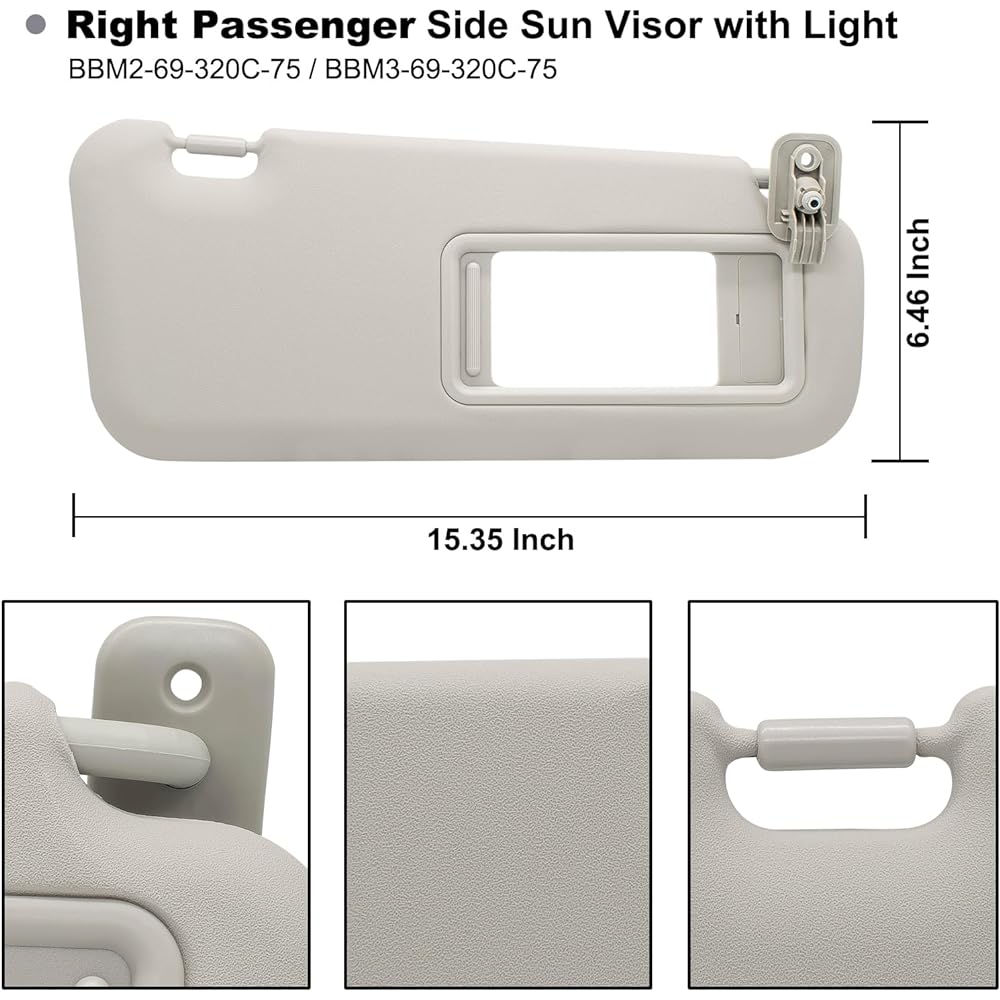 Left driver & right passenger seat Sanbizer Mazda 3 2010 2012 2013 BBM2-69-270C-75 BBM3-69-270C-75 Beige