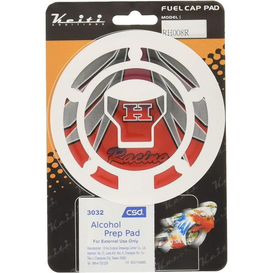 Keiti Fuel Cap Pad Honda Wing CBR250RR CB125R CB250R CRF250 RALLY CB400SF/SB CB1300SF/SB CBR1000RR CB1000R Grom Monkey 125 Red RH008R