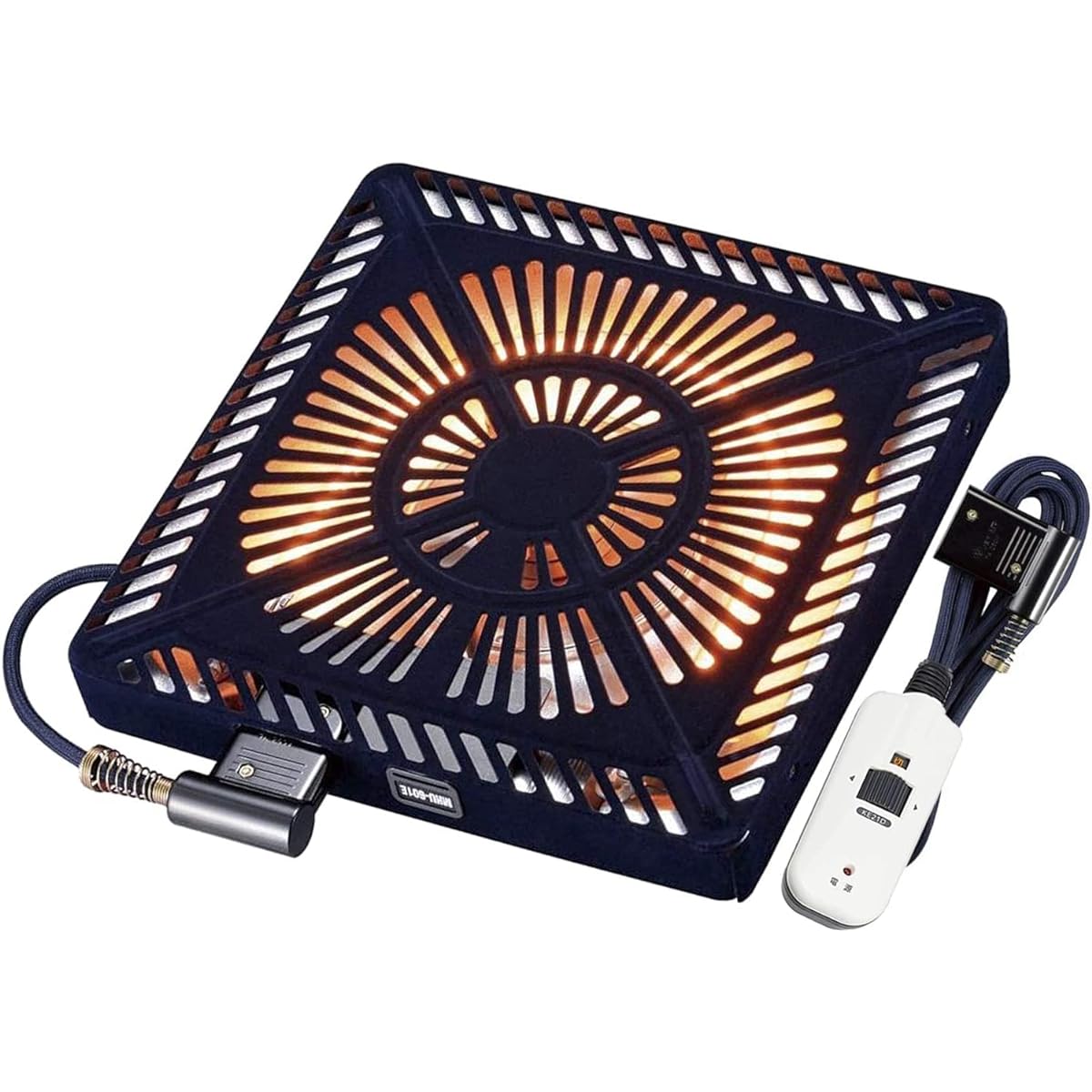 Metro Electric Industry Metro Kotatsu Replacement Heater with Fan U-shaped Carbon Heater Energy Saving Hand Temperature Control Type MCU-501E(DKA)