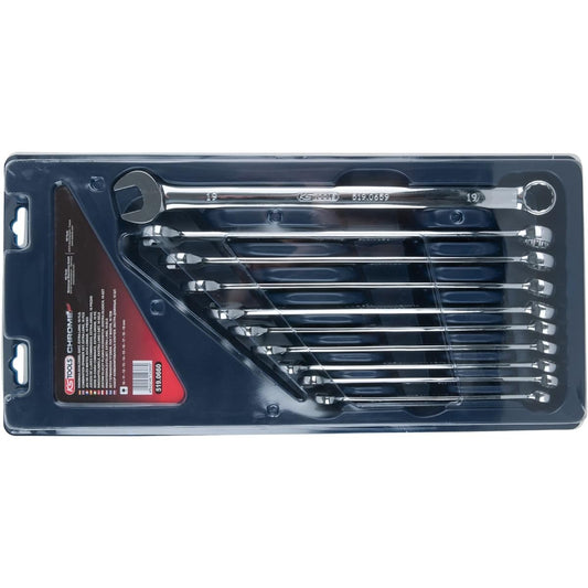 KS TOOLS CHROMEplus Combination spanner set extra long 10 pcs CHROMEplus Combination spanner set extra long 10 pcs 519.0660