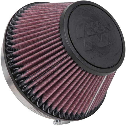 K & N General-purpose clamp-on air intake filter: high performance, premium, washable, replacement air filter: Flange diameter 6 inches, 4 inches: 1 inch length, shape: round tapered RU-4600