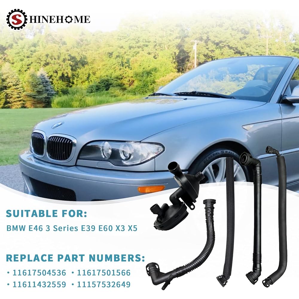 Crank Case Venture Oil Separator Horse BMW E60 E60 E60 E60 X5 323I 323I 328i 328i 328i 330i 528i