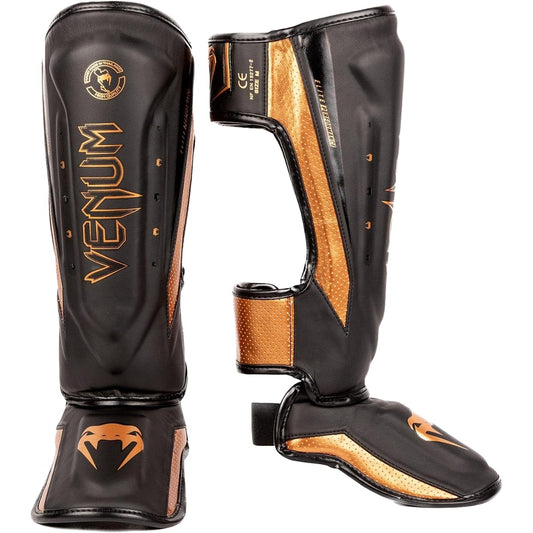 VENUM Leg Guard ELITE EVO SHINGUARDS //Legs Kickboxing Sparring Armor Shin Guard Martial Arts