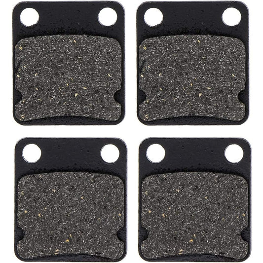 NICHE Brake Pad Set for Yamaha Grizzly 450 400 350 Banshee Big Bear Warrior Wolverine Kodiak Front Semi-Metallic 2 Pack