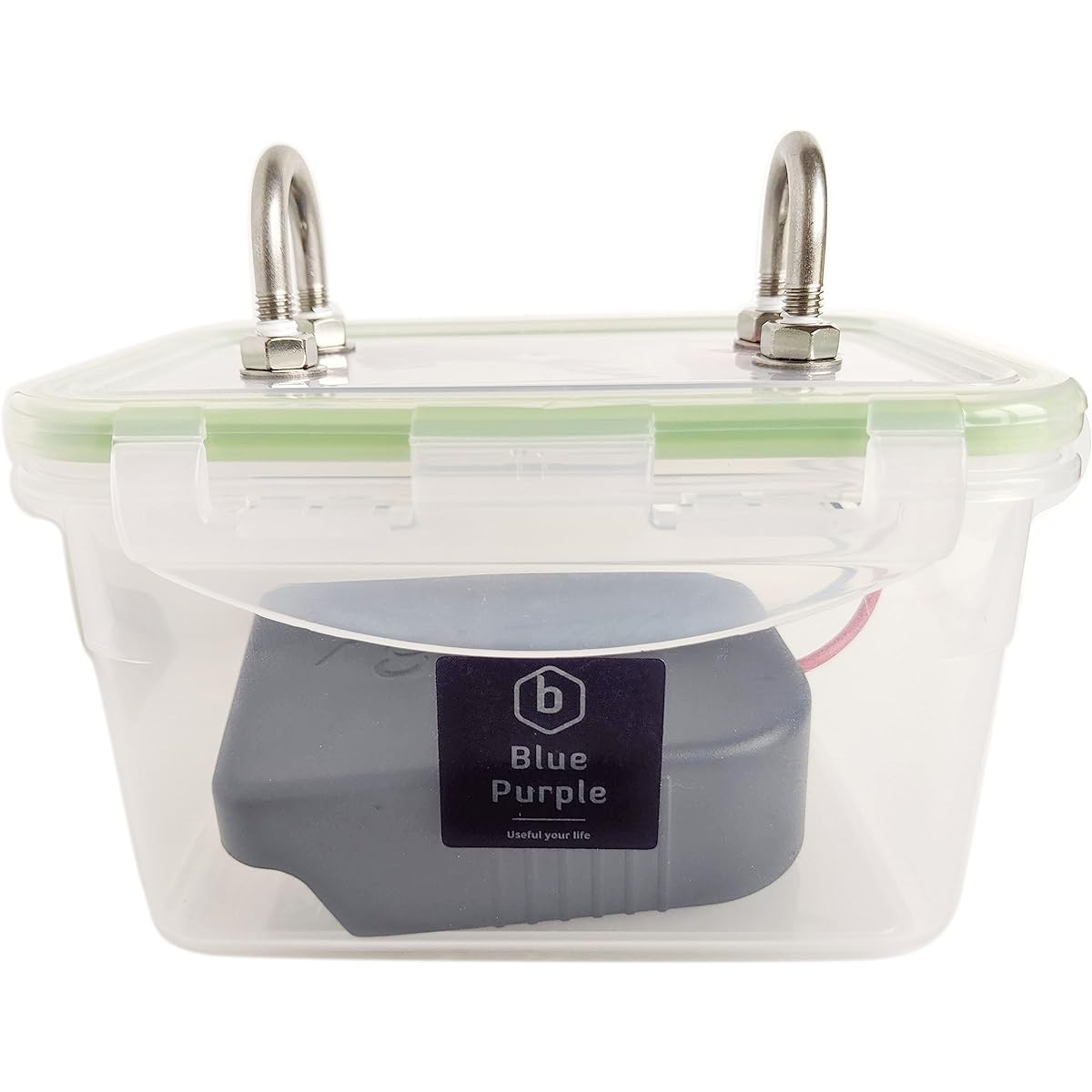 Makita Lithium Ion Battery Waterproof Case for Blue Purple Electric Reel (14.4V Compatible) [Standard Specification Ver.2]
