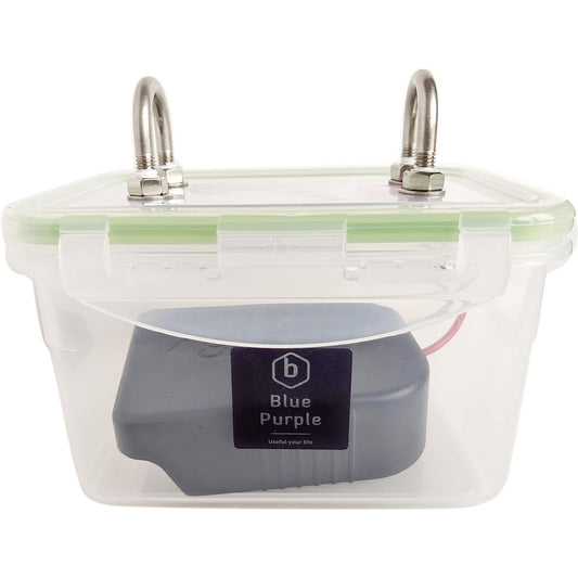 Makita Lithium Ion Battery Waterproof Case for Blue Purple Electric Reel (14.4V Compatible) [Standard Specification Ver.2]