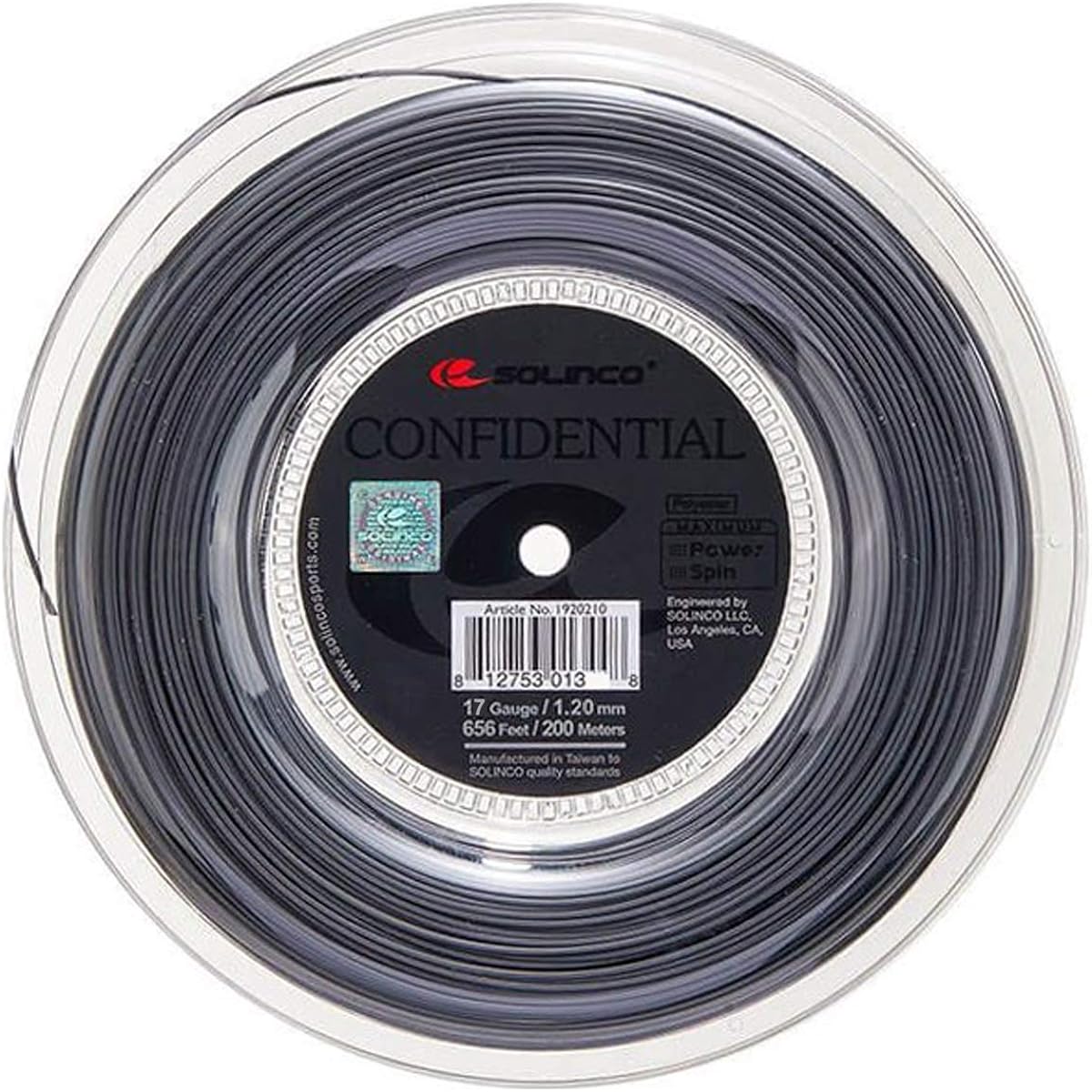 SOLINCO CONFIDENTIAL 1.20 200m Roll Gunmetal KM-KSC787R