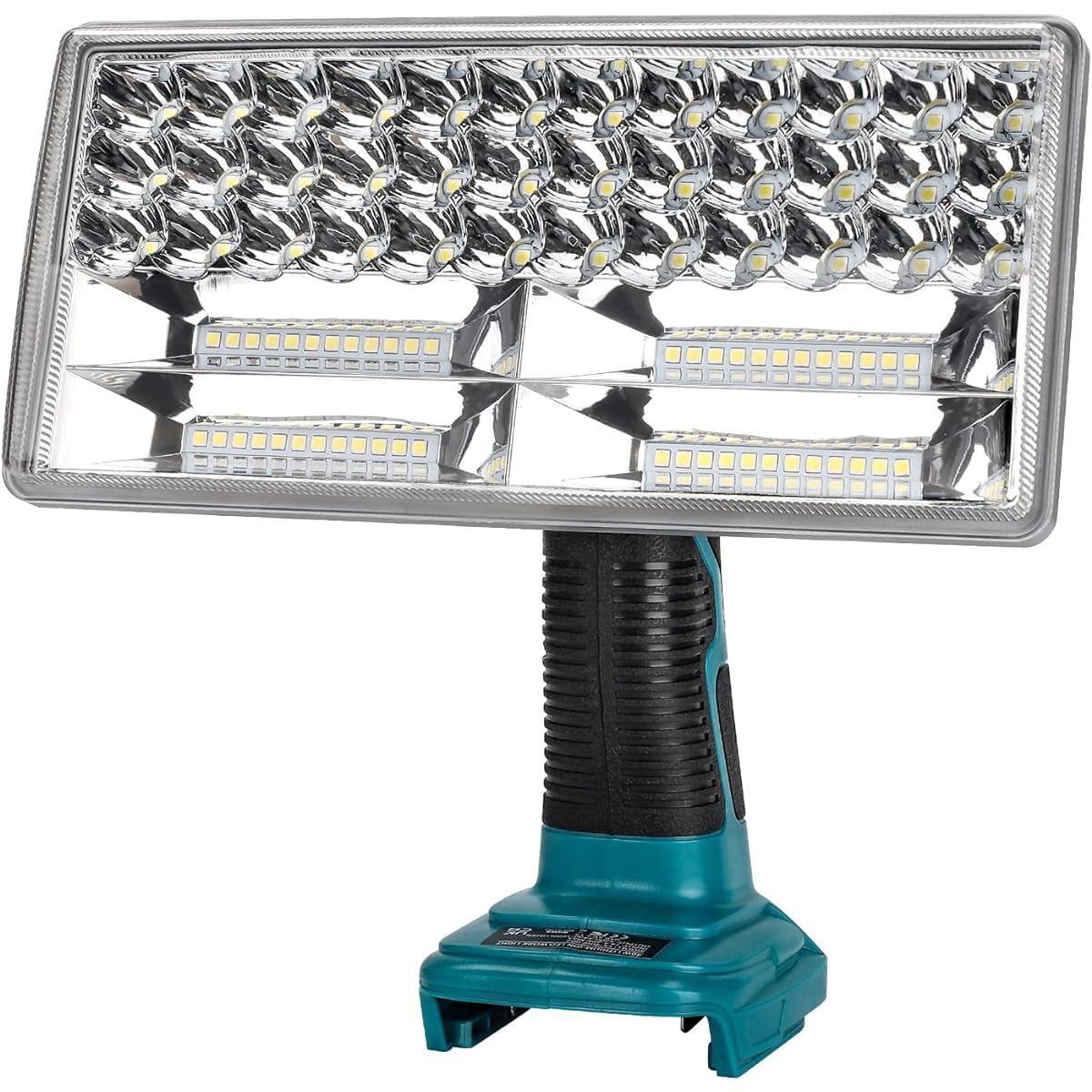 WaxPar Makita Compatible Rechargeable Light, Floodlight, Rechargeable, Work Light, Lightweight, Disaster Prevention, Emergency, Power Outages, Night Construction, Mountain Climbing, Night Fishing,