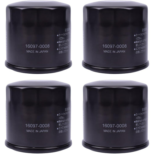 Motorcycle Parts Oil Filter K/awasa-ki KLR650 ZX12R ZX14R ZZR1400 ZRX1200 ZR1200 Ninja 250 ER6N ER6F ER6R KLE650 Z125 Z250 (Color: 2pc)
