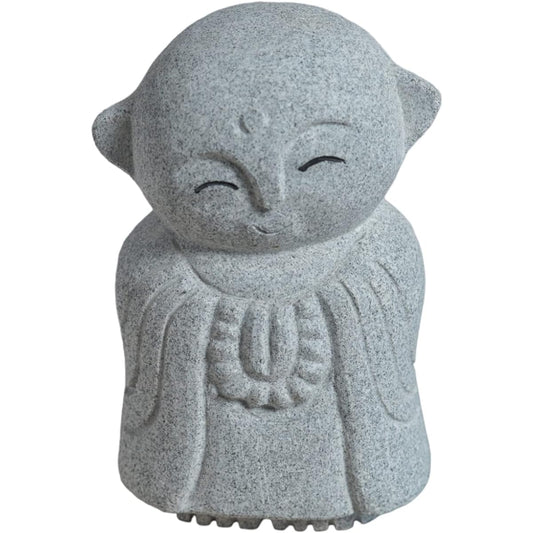Cinsault Cute Healing Jizo Figurine Granite H15.0cm W9.5cm D7.0cm 1.7kg GZ48