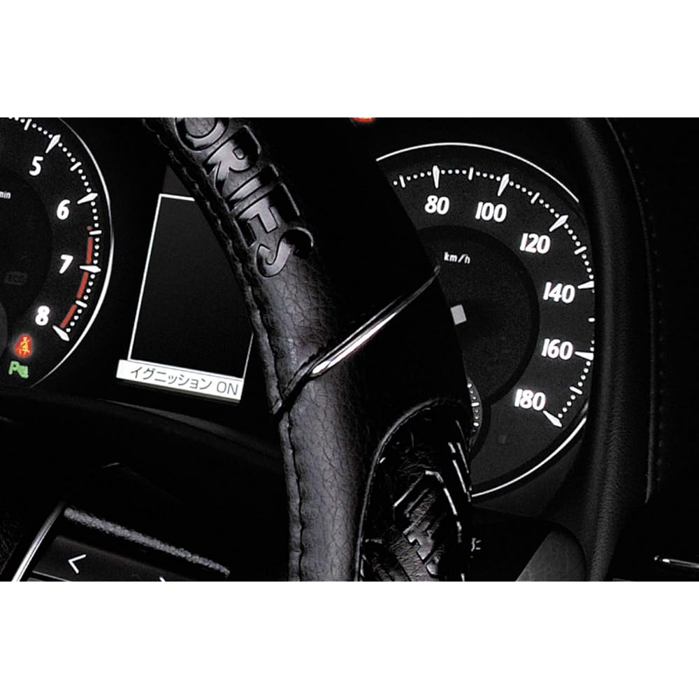 Garcon DAD Steering Cover Steering Cover Monogram Leather S Size Black D.A.D HA577 HA577-01