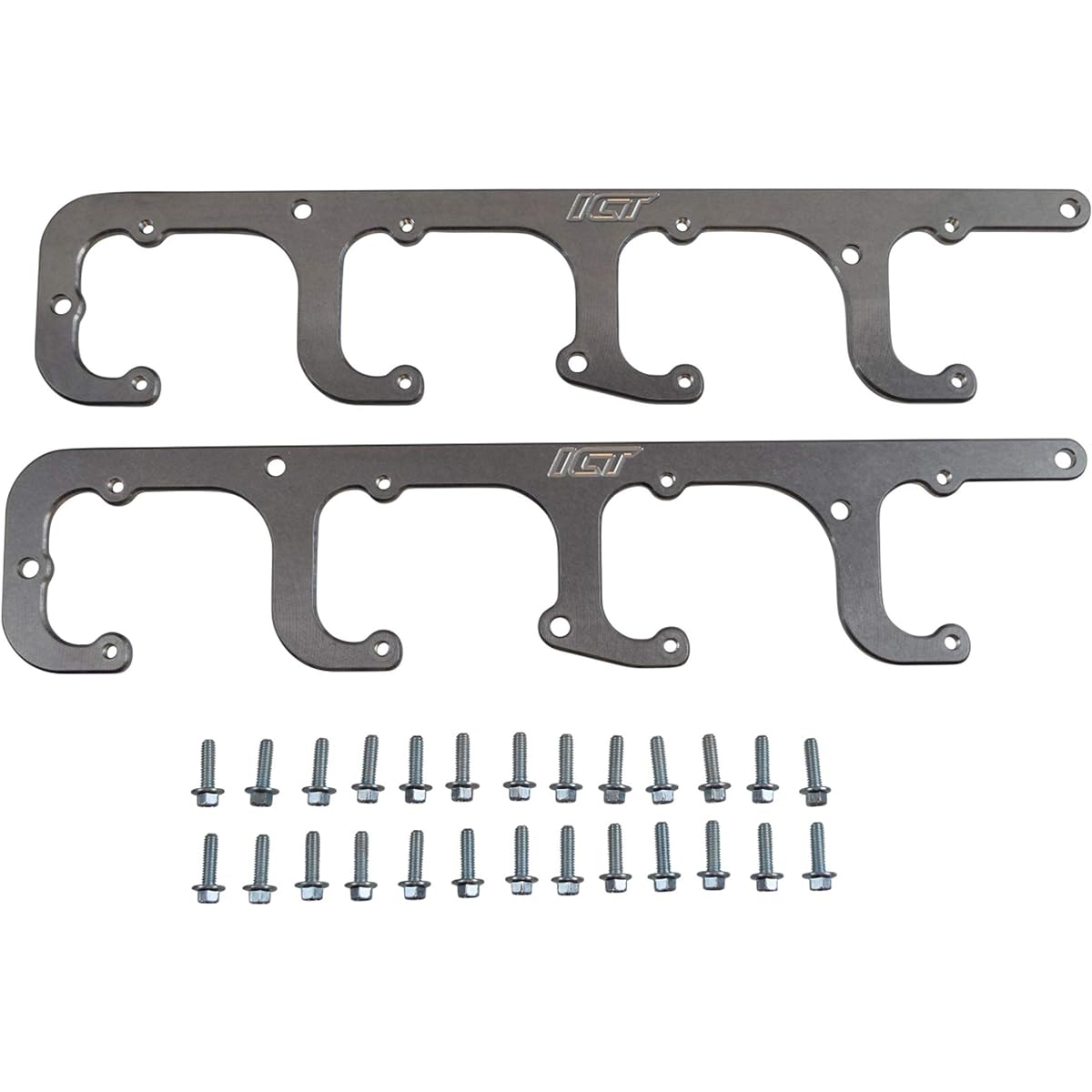 ICT BILLET LS1 American Billet Aluminum Ignition Spark Plug Coil Bracket Mount Valve Cover D580 12558948 LSX Chevrolet Camaro Pontiac Firebird 5.7L LS1 LS1 LS6 Only Swap 551642