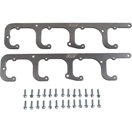 ICT BILLET LS1 American Billet Aluminum Ignition Spark Plug Coil Bracket Mount Valve Cover D580 12558948 LSX Chevrolet Camaro Pontiac Firebird 5.7L LS1 LS1 LS6 Only Swap 551642