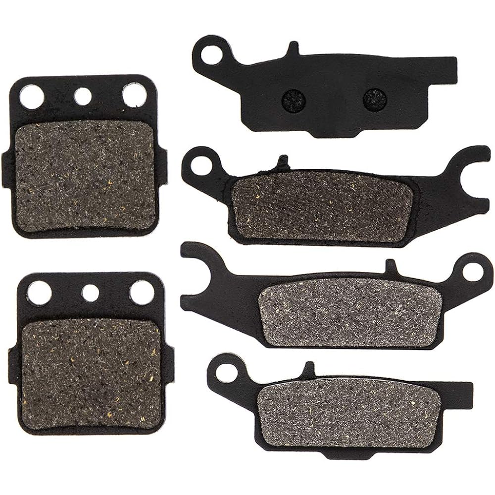 NICHE Brake Pad Kit Yamaha Raptor 250 4D3-W0046-50 4D3-W0045-00 4D3-W0045-10 Front Rear Semi-Metallic