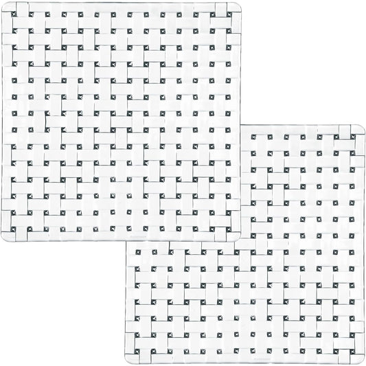 Nachtmann Medium Plate Clear 21cm Bossa Nova Square Plate 97632 Pack of 2