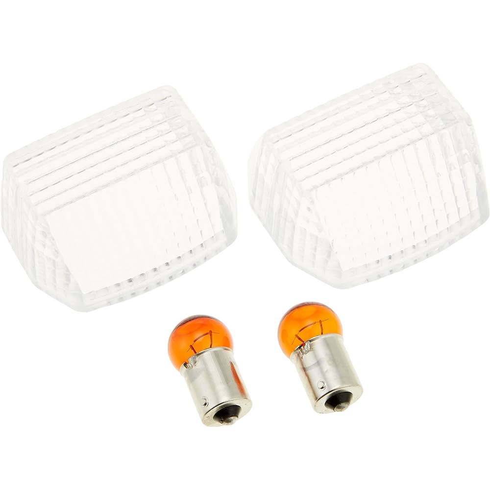 POSH Motorcycle Supplies Turn Signal Lens Set ZRX1200R/1100/400/GPZ900R Domestic Rear Clear 038078