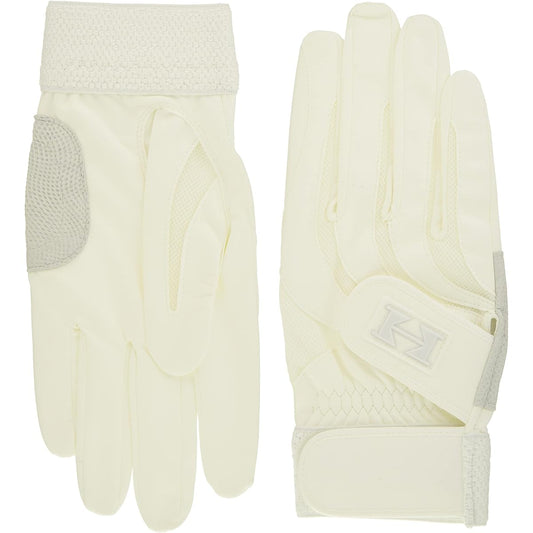 Hi-GOLD High school baseball compatible double band batting gloves (for both hands) YH-100W
