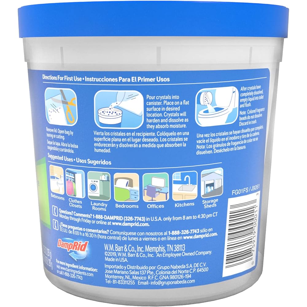 DAMPRID Fresh fragrance 10.5 ounces 10.5 ounce cup fresh and clean air