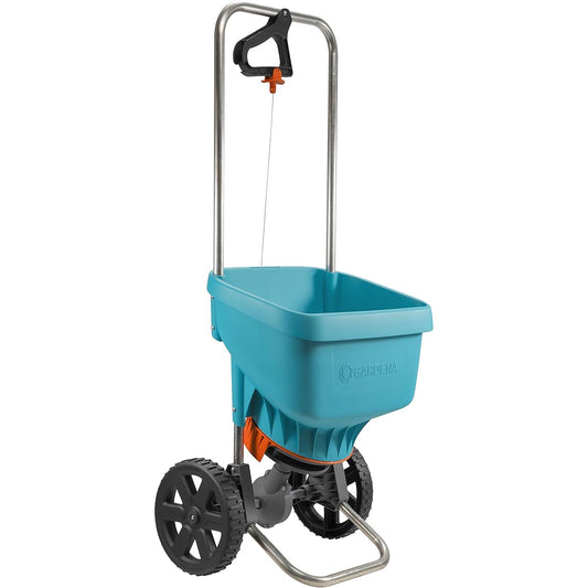 GARDENA Spreader XL Size Capacity 18L Spreading Width 1.5m to 6m [For Spreading Snow Melting Agents, Fertilizers, and Sand] [Perfect for Even Spreading] [German Gardening Brand] 436-20