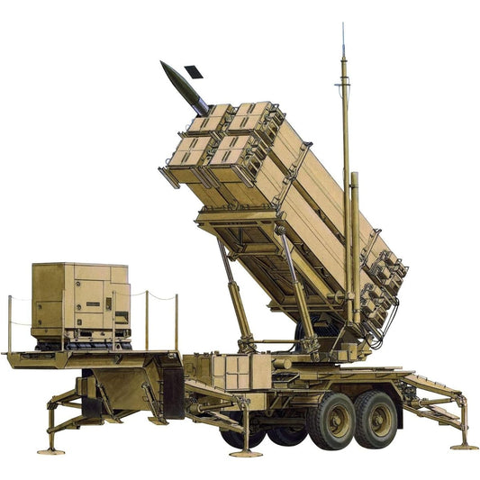 Platz 1/35 MIM-104F Patriot (Patriot) SAM PAC-3 M901 launcher plastic model BL3563