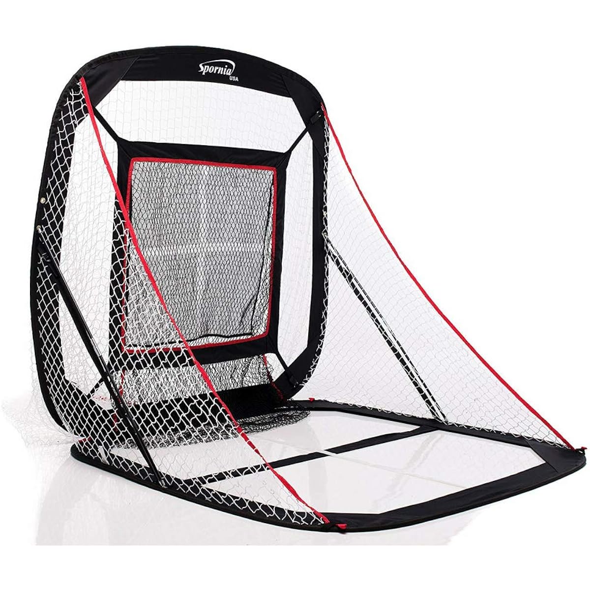 Baseball Net [30 seconds installation, foldable] Professional ball protection net manufacturer Spornia Batting Net Spornia Home Ground Practice Tee Batting Pitching Net (Target Net Included)