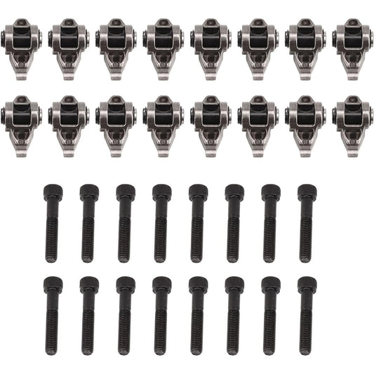 Akozon LS Rocker Arm with Trunnion Kit High Strength for LS1 LS2 LS6 LR4 Vortec 5300 LM7 L59 LM4 L33 LQ4 LQ9 4.8 5.3 5.7 6.0 Engine