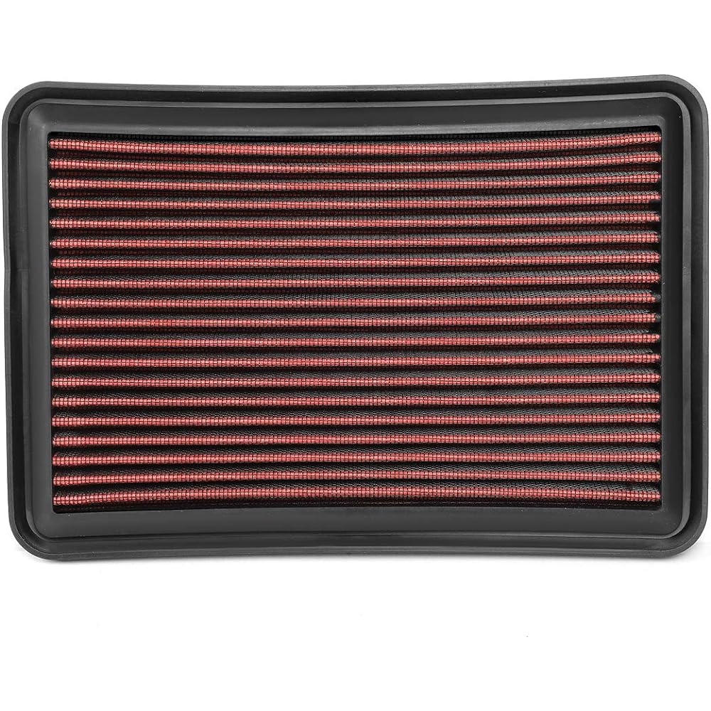 DNA MOTORING AFPN-226-RD Washing high flow rate engine drop-in-panel air filter