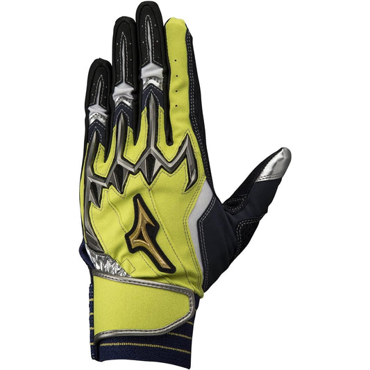 Mizuno MIZUNO Mizuno Pro Silicon Power Arc LI (Two-handed) (Unisex) Baseball Limited Gloves Batting Gloves Batte 23SS (1EJEA816)