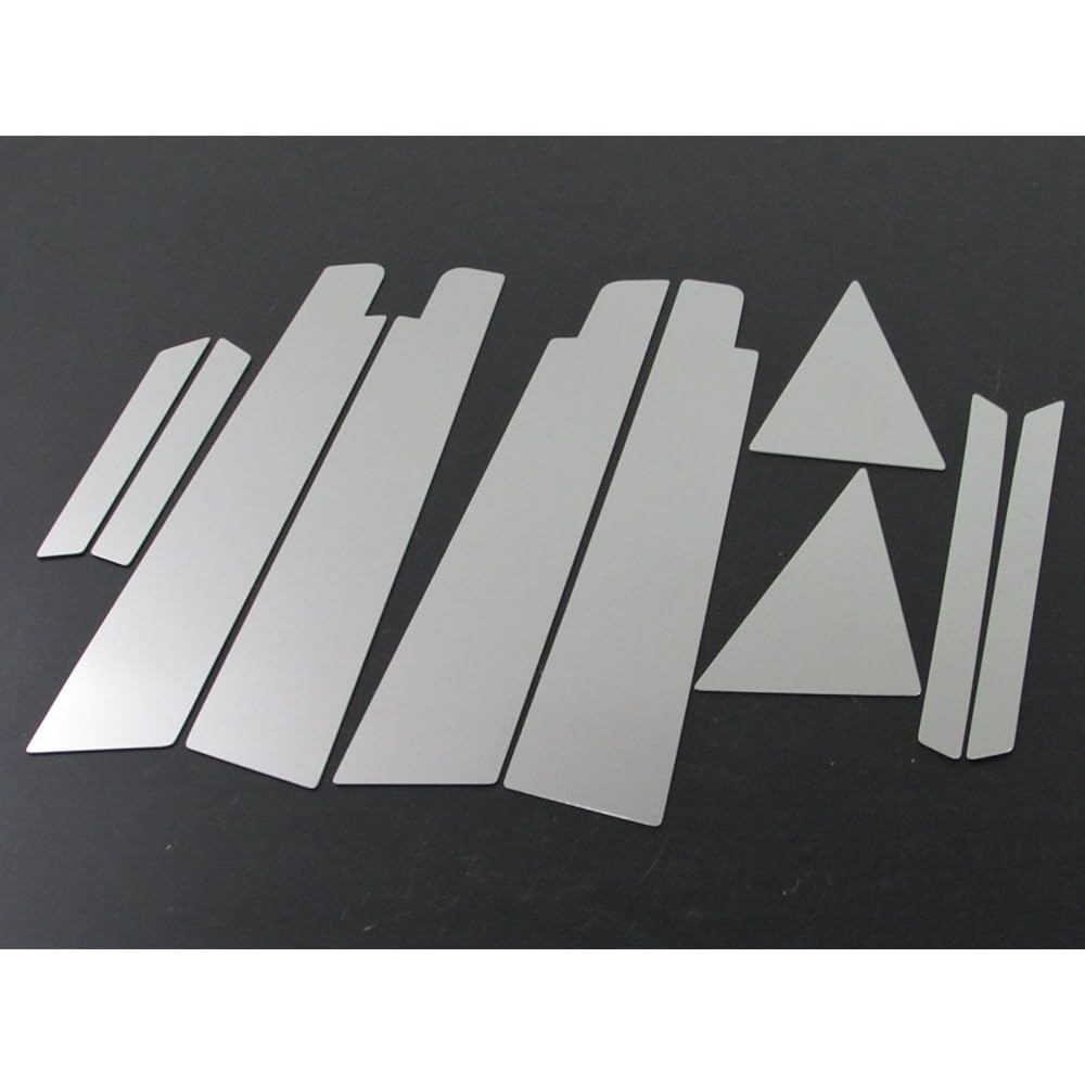 BRIGHTZ Prius 30 Series Super Mirror Plating Pillar Panel Cover 10PCs with Visor [PIL-SIL-308] 4628