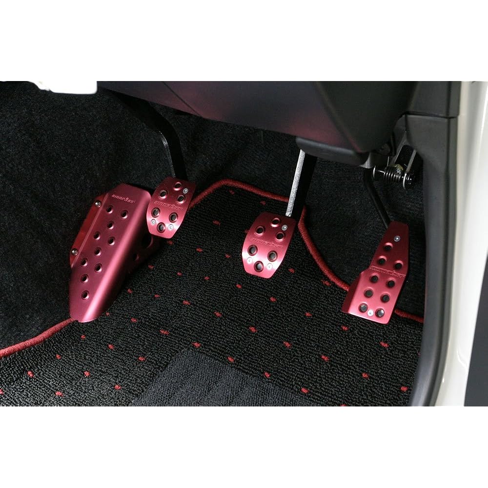 MONSTER SPORT Sports Driving Pedal Cover Clear Anodized Jimny [JB23W]/Jimny Sierra/Wide [JB33W/JB43W] For MT cars [JB23 MT] 849500-5200M