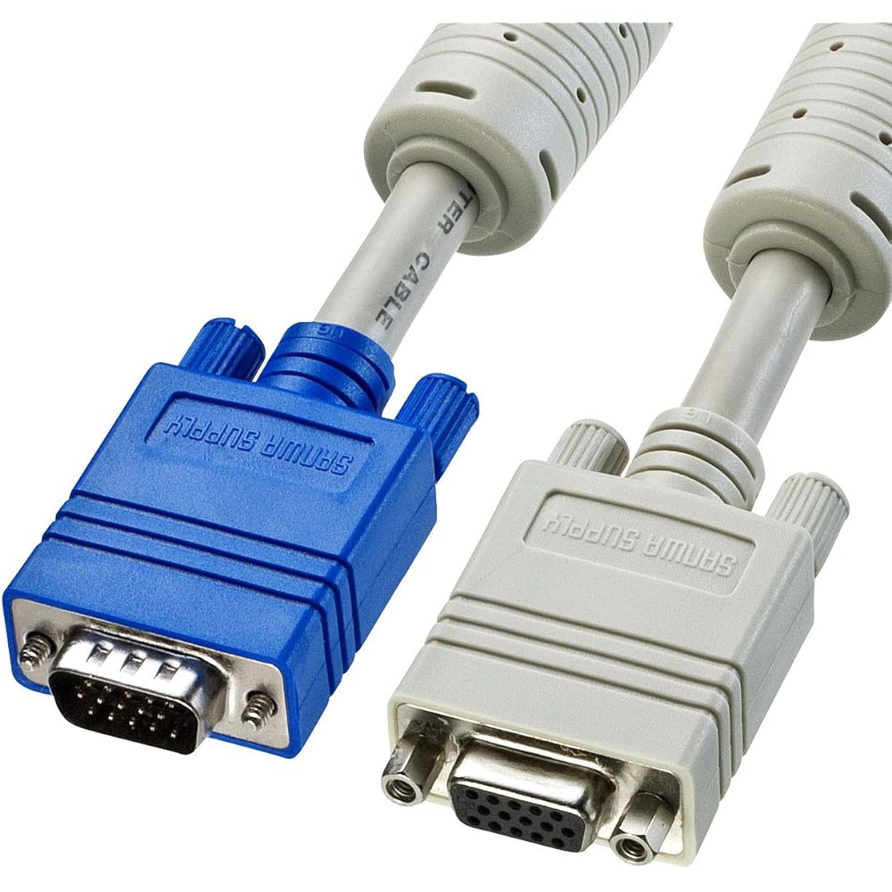 Sanwa Supply Display Extension Cable 5m Light Gray KC-VEN5K