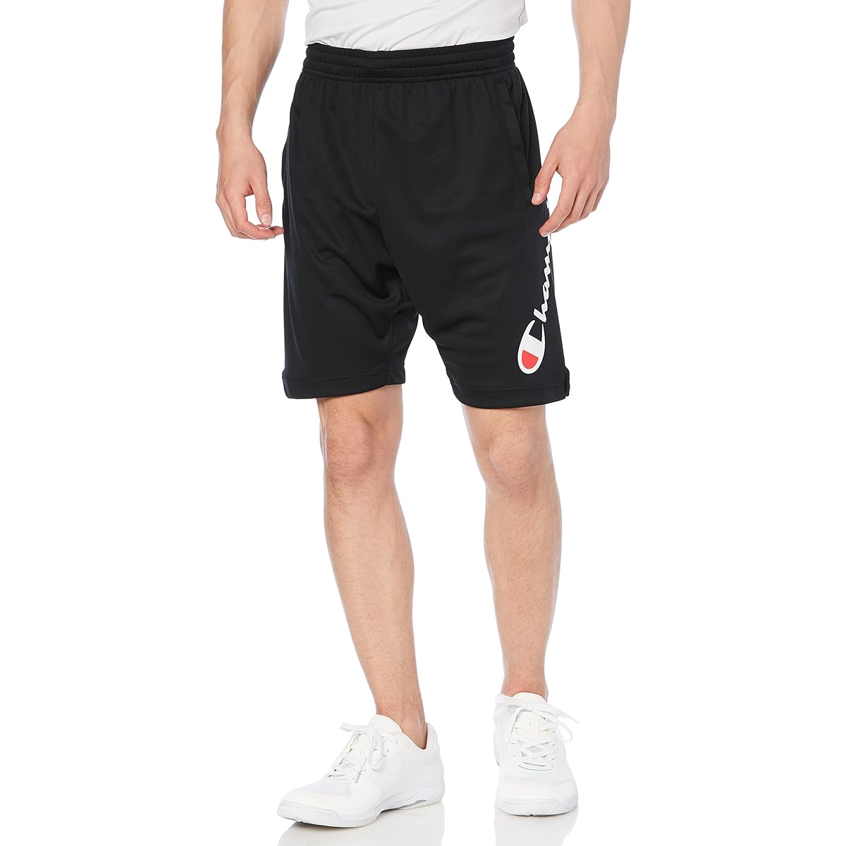 Champion C3-VV508 Men's Shorts, Quick Dry, Antibacterial, Odor Resistant, Abrasion Resistant, Script Logo Volleyball