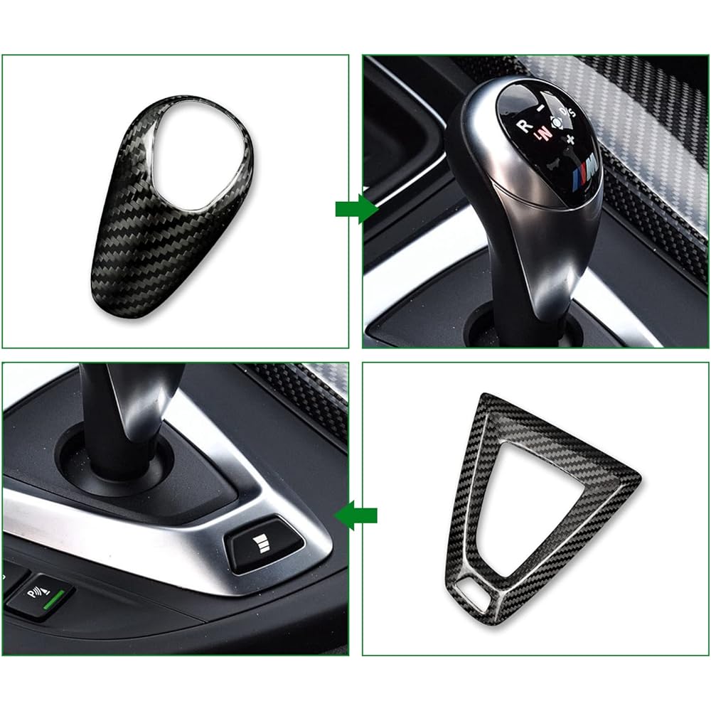AirSpeed Carbon Fiber Gear Shift Nob Cabat Rim BMW M2 M3 M4 (2014-2018) Black
