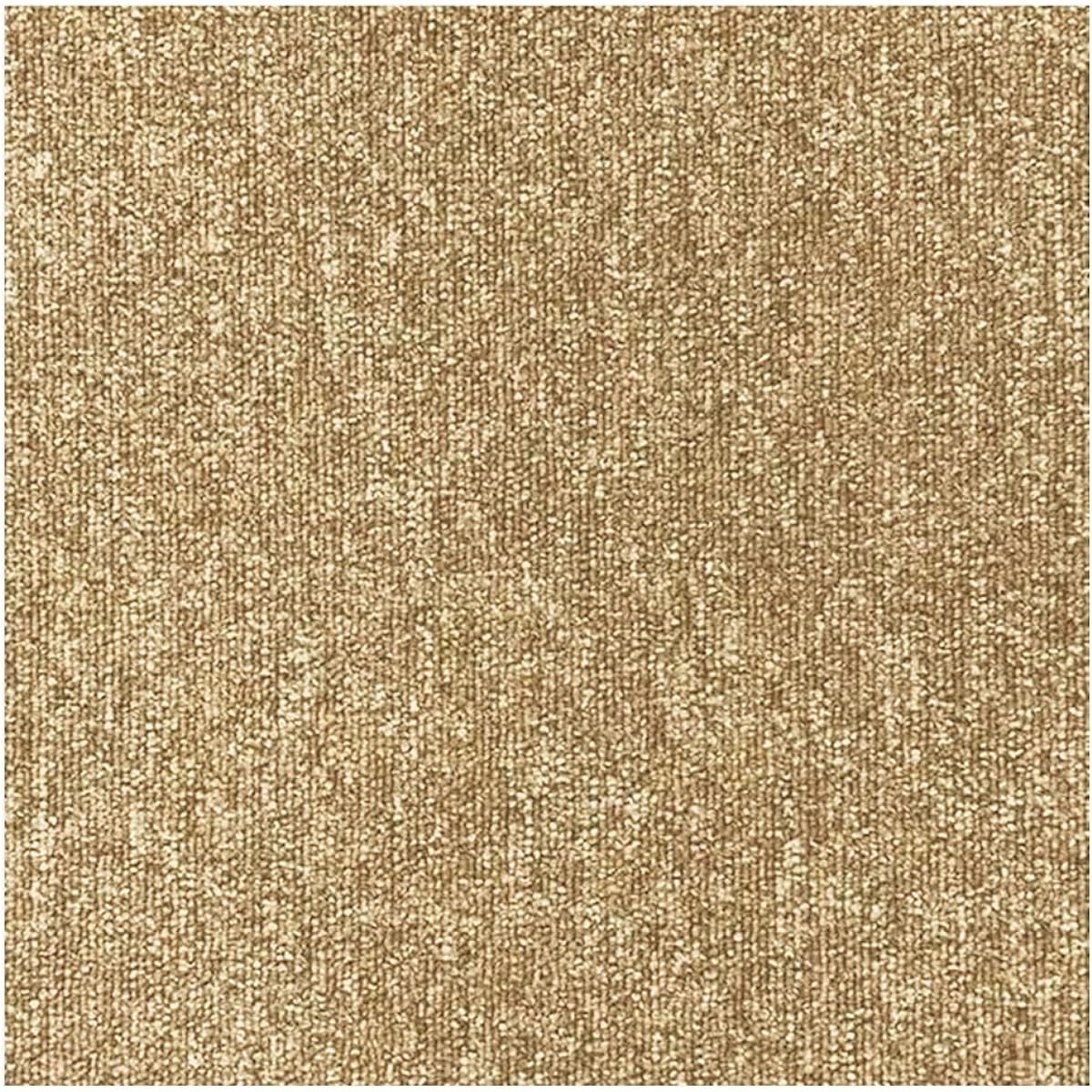 Iris Plaza Tile Carpet Set of 20 Camel 50 x 50cm Made in Japan Non-slip Joint MJ-1004