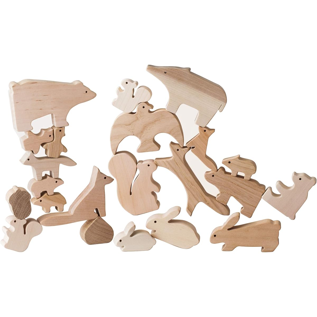 Playing with nature Good Toy Selected Products Oak Village Wooden Toys Forest Animals