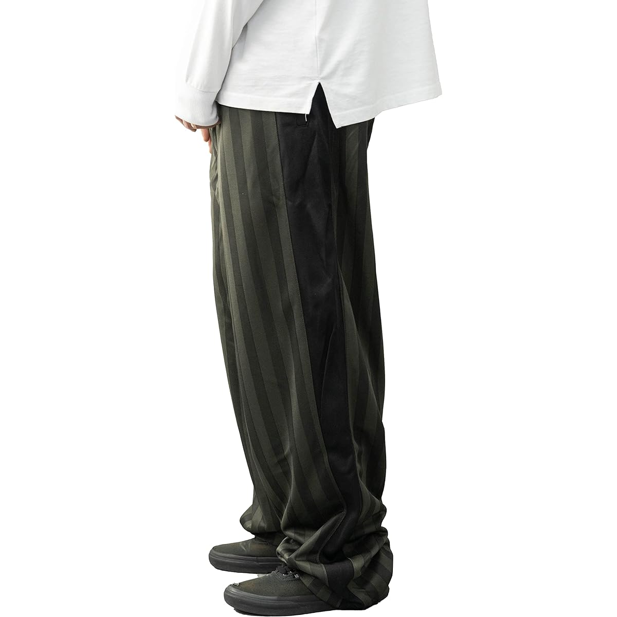 [Scone] Men's Jersey Pants, Large Size, Shadow Stripe, Side Line, Athletic Wear, Sportswear, Loungewear, Training Wear, Running, Walking, 3L, 4L, 5L