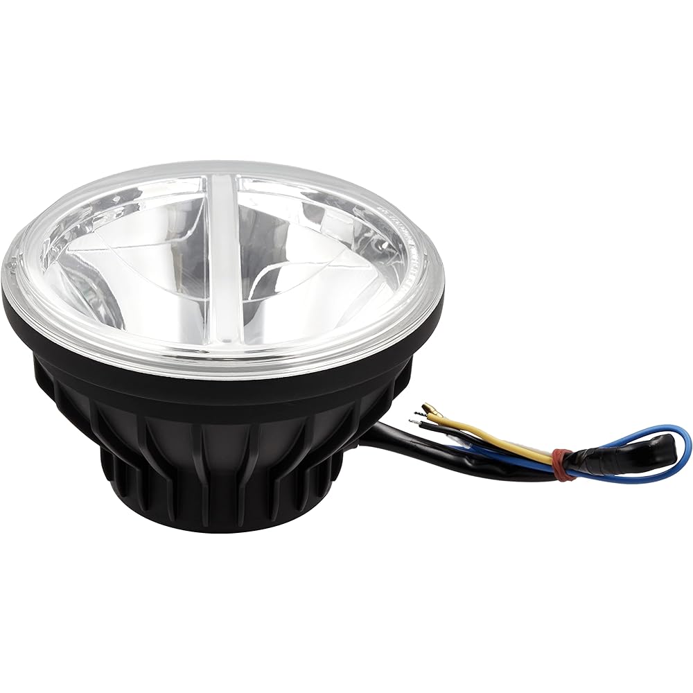 Kijima Motorcycle Bike Parts Headlight Unit for 6 Inch Bates (5-3/4 Inch) LED 12V10/6W Sportster Series 217-6142