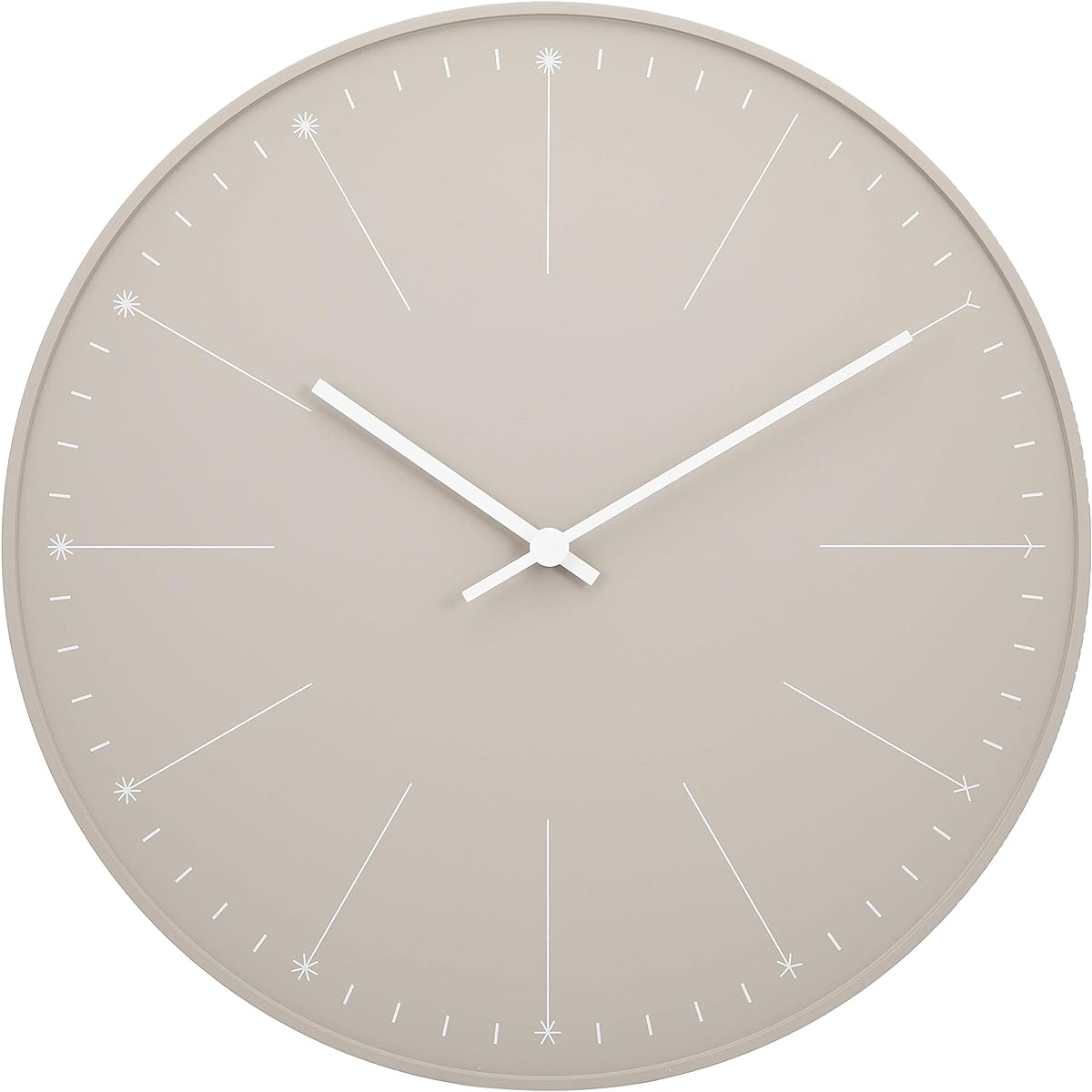 Lemnos Wall Clock Analog Dandelion Beige dandelion NL14-11 BG Lemnos Diameter 290 x Thickness 40mm
