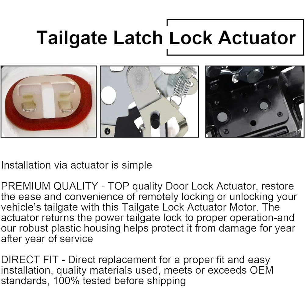 Tail Gate Ratch Rock Actuator 69301-0C010 64680-0C010 931-861 693010C010 646800C010 931861 Integrated Lift Gate Latch Acembris