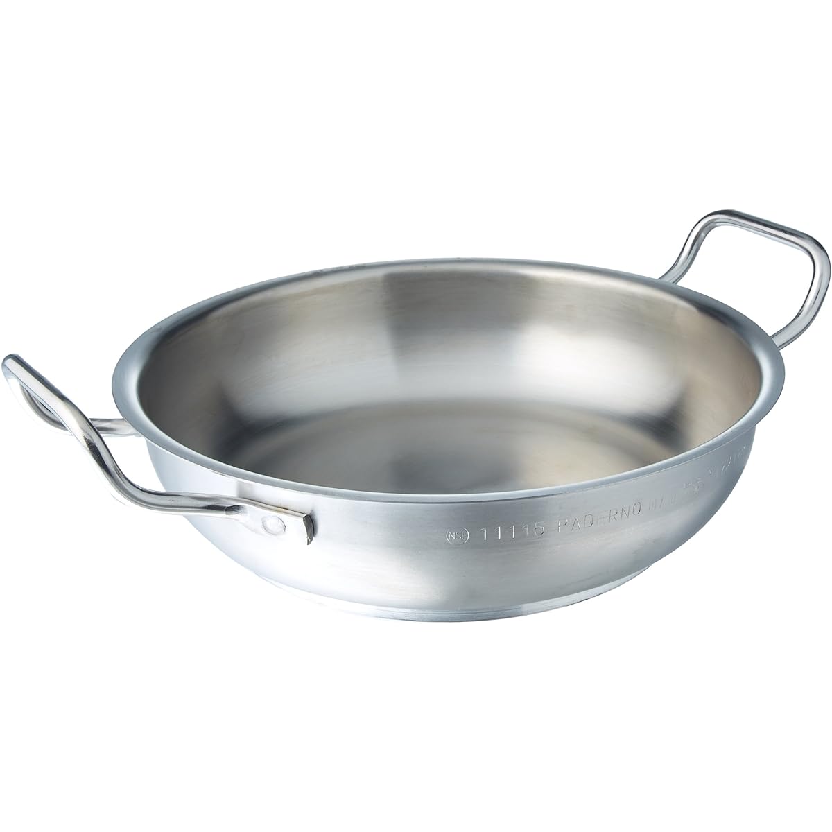 PADERNO Omelet Pan 1115-20 18-10 Stainless Steel Italy AOM0420