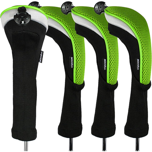 Andux Long Neck Golf Hybrid Club Head Covers with Replaceable Number Tags Set of 4 CTMT-02