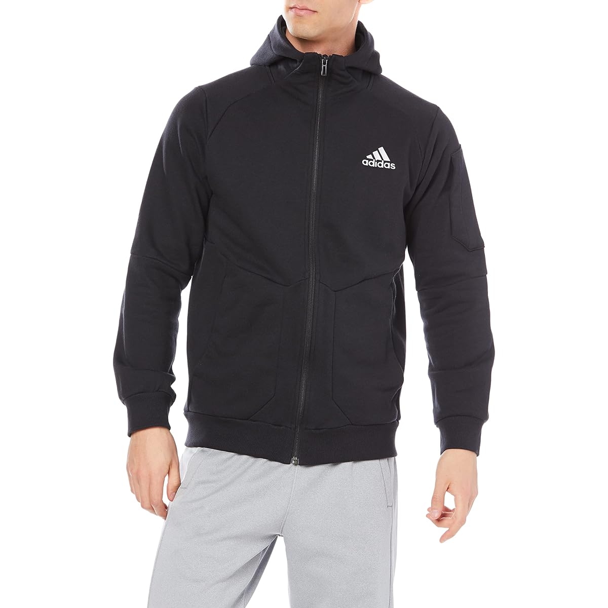 [Adidas] Sweat Hoodie Essentials4Gameday Full Zip Hoodie VM089 Men's