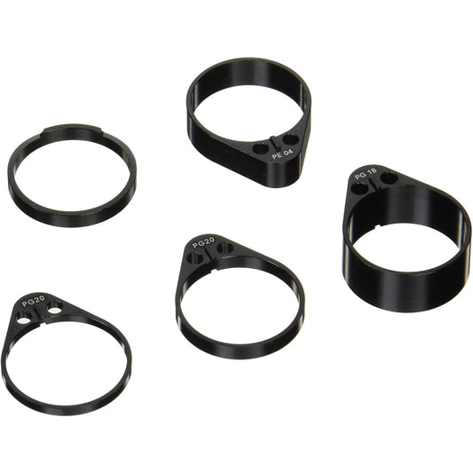 PRO VIBE Stem Spacer Set 1-1/4 1 top spacer (5mm) 4 bottom spacers (3/5/10/15mm) R20RYSS478X