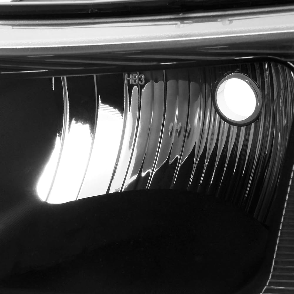 03-21 Chevrolet Express | GMC Sabana 1500 2500 3500 Black housing headlights (upper) lamp left and right set US specifications